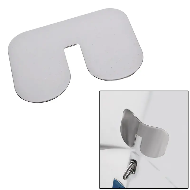 Megaware Scuffbuster Standard With Notch - 5.75" X 4.5" - Notched Bowguard - 22G - Stainless Steel [02638] 1