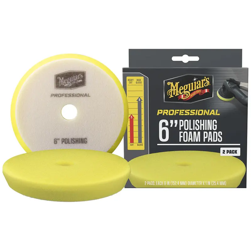 Meguiar's Professional 6" Polishing Foam Pads *2-Pack [M6pfp2] 1