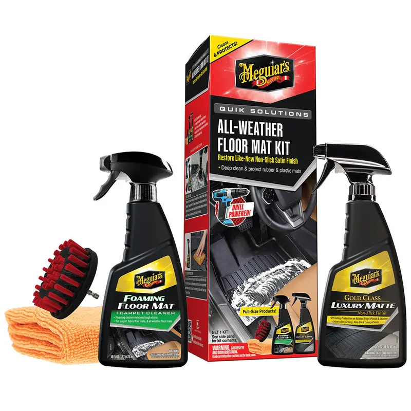 Meguiar's Quik Solutions All-Weather Floor Mat Kit [G55267] 1