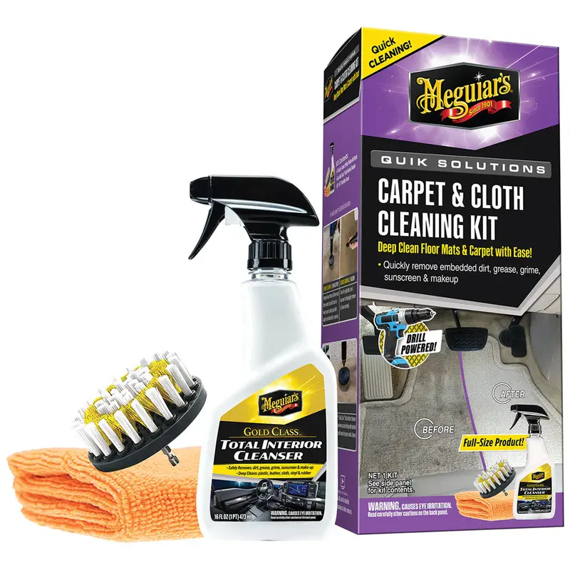 Meguiar's Quik Solutions Carpet  Cloth Cleaning Kit [G55268] 1