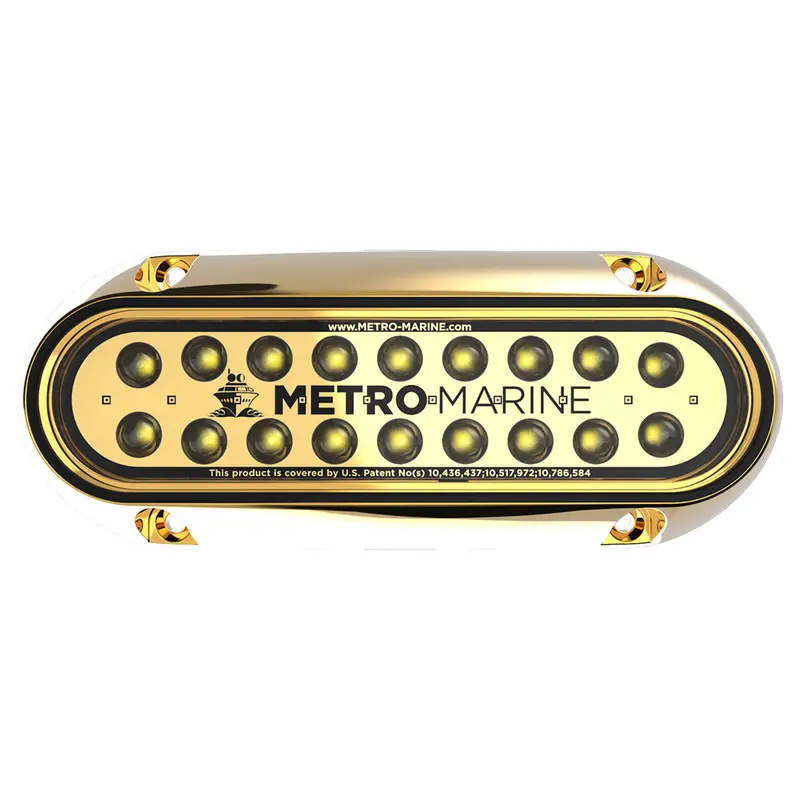 Metro Marine High-Output Elongated Underwater Light W/Intelligent Monochromatic Leds - White, 45 Beam [F-Bme1-H-W3-45] 1