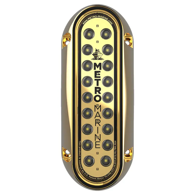 Metro Marine High-Output Elongated Vertical Mount Light W/Intelligent Monochromatic Leds - White, 90 Beam [F-Bme1-V-W3-90] 1