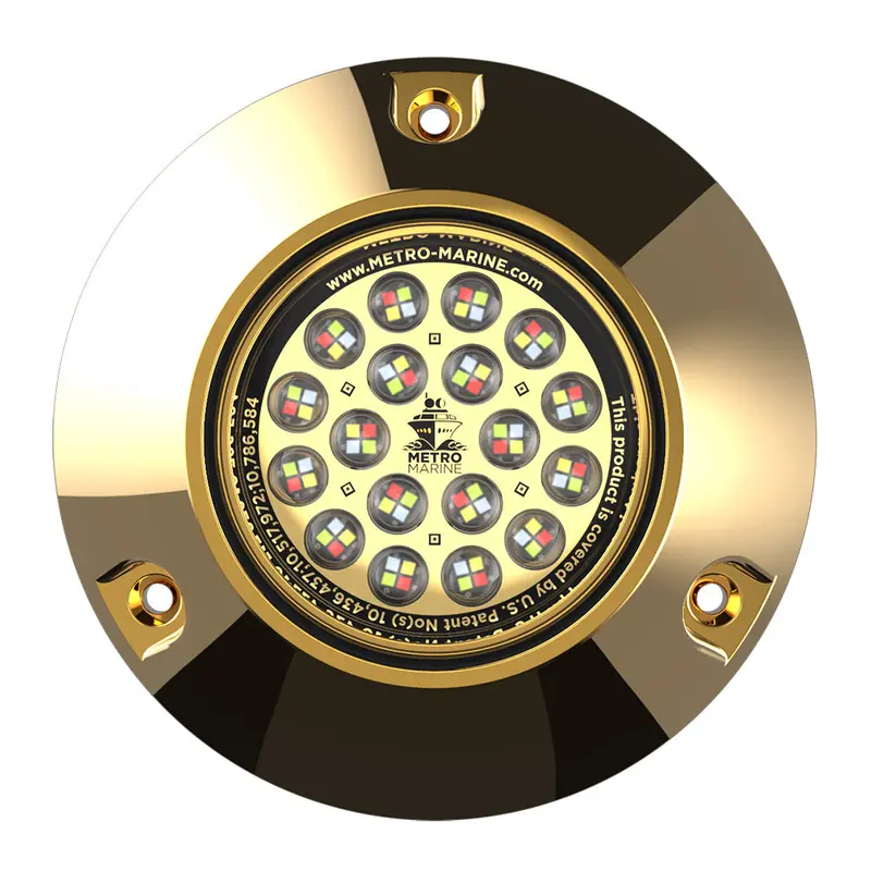 Metro Marine High-Output Submersible Underwater Light W/Intelligent Full Spectrum Leds - Rgbw, 90 Beam [F-Bmr1-Fs-90] 1