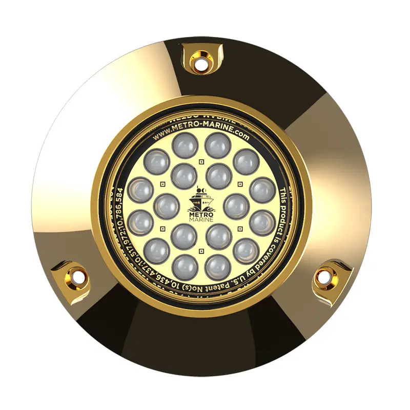 Metro Marine High-Output Submersible Underwater Light W/Intelligent Monochromatic Leds - Aqua, 45 Beam [F-Bmr1-A3-45] 1