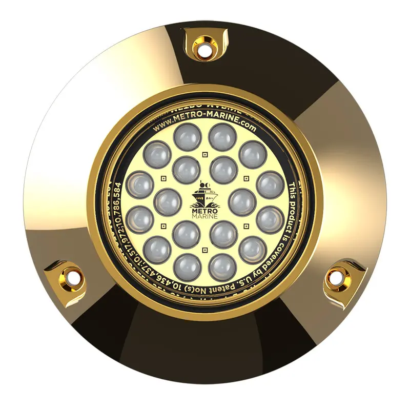 Metro Marine High-Output Submersible Underwater Light W/Intelligent Monochromatic Leds - Blue, 45 Beam [F-Bmr1-B3-45] 1