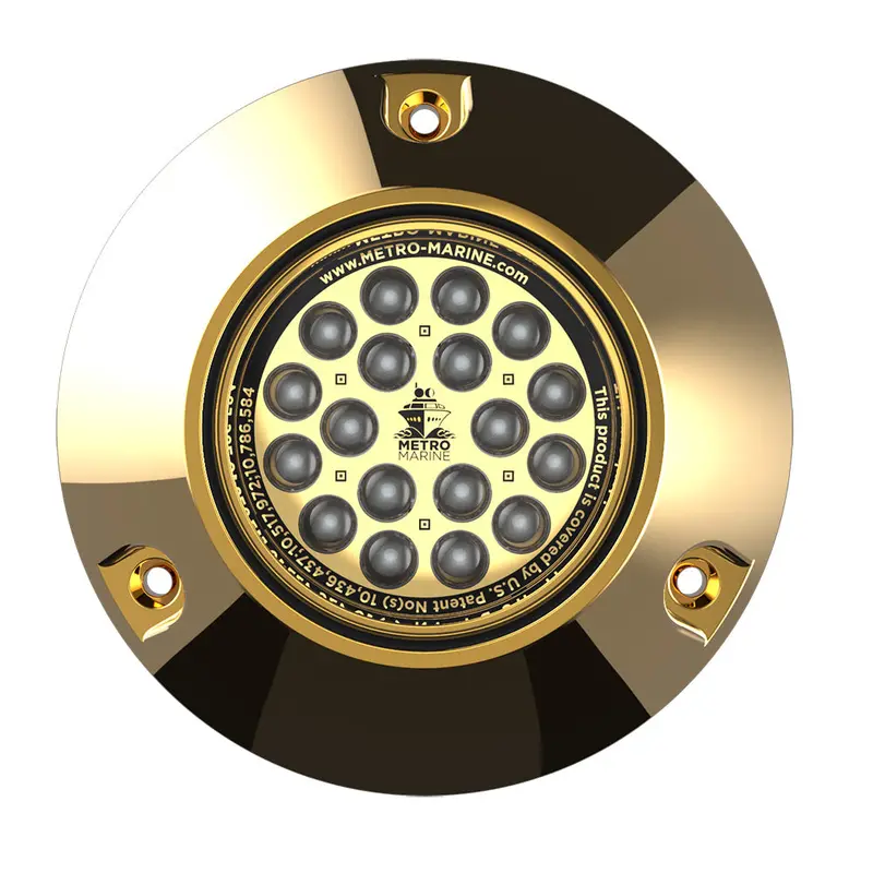 Metro Marine High-Output Submersible Underwater Light W/Intelligent Monochromatic Leds - Blue, 90 Beam [F-Bmr1-B3-90] 1