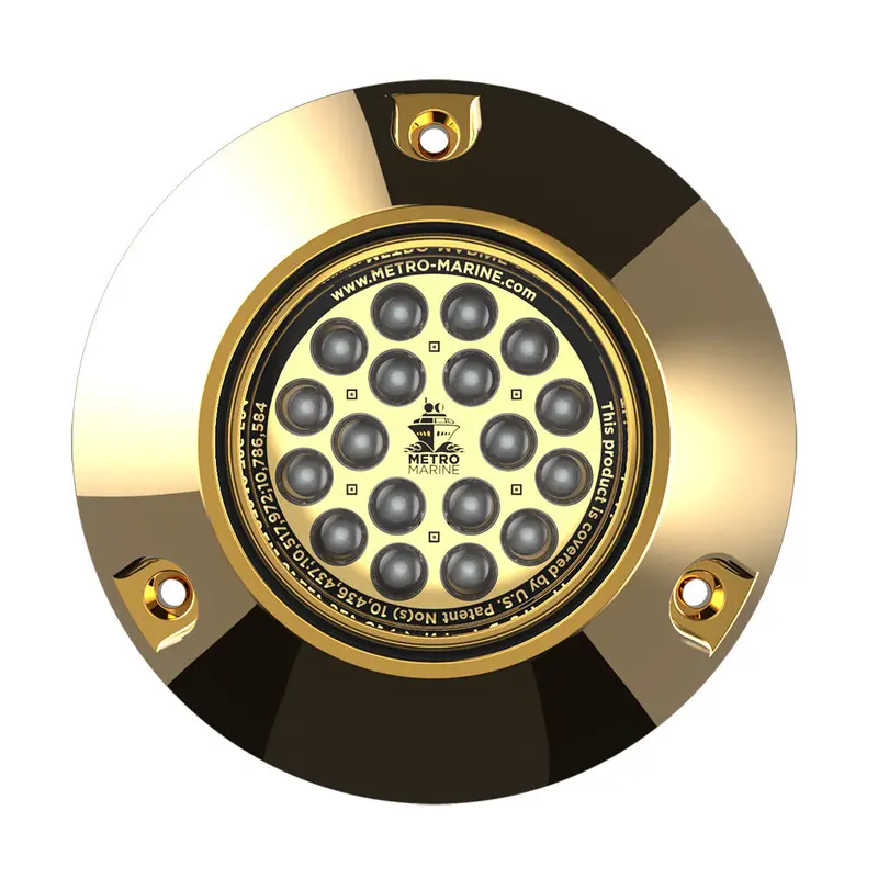 Metro Marine High-Output Submersible Underwater Light W/Intelligent Monochromatic Leds - Green, 90 Beam [F-Bmr1-G3-90] 1