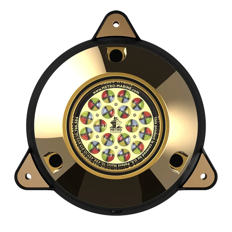 Metro Marine High-Output Surface Mount Underwater Light W/Intelligent Full Spectrum Leds - Rgbw, 45 Beam [F-Smr1-Fs-45] 1