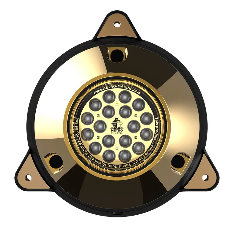 Metro Marine High-Output Surface Mount Underwater Light W/Intelligent Monochromatic Leds - Blue, 90 Beam [F-Smr1-B3-90] 1