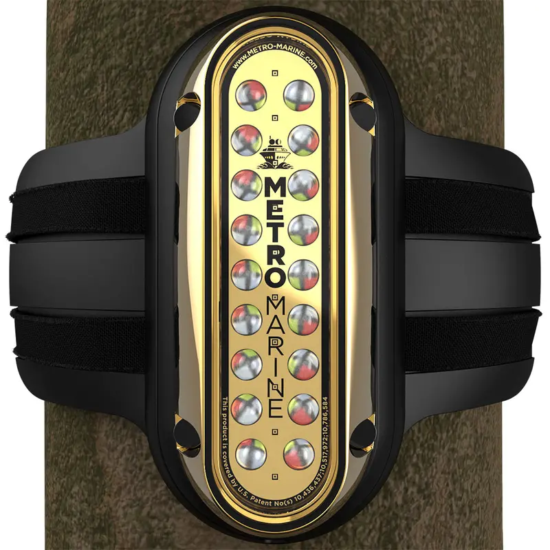 Metro Marine High-Output Vertical Piling Mount Light W/Intelligent Full Spectrum Leds - Rgbw, 45 Beam [F-Pme1-V-Fs-45] 1