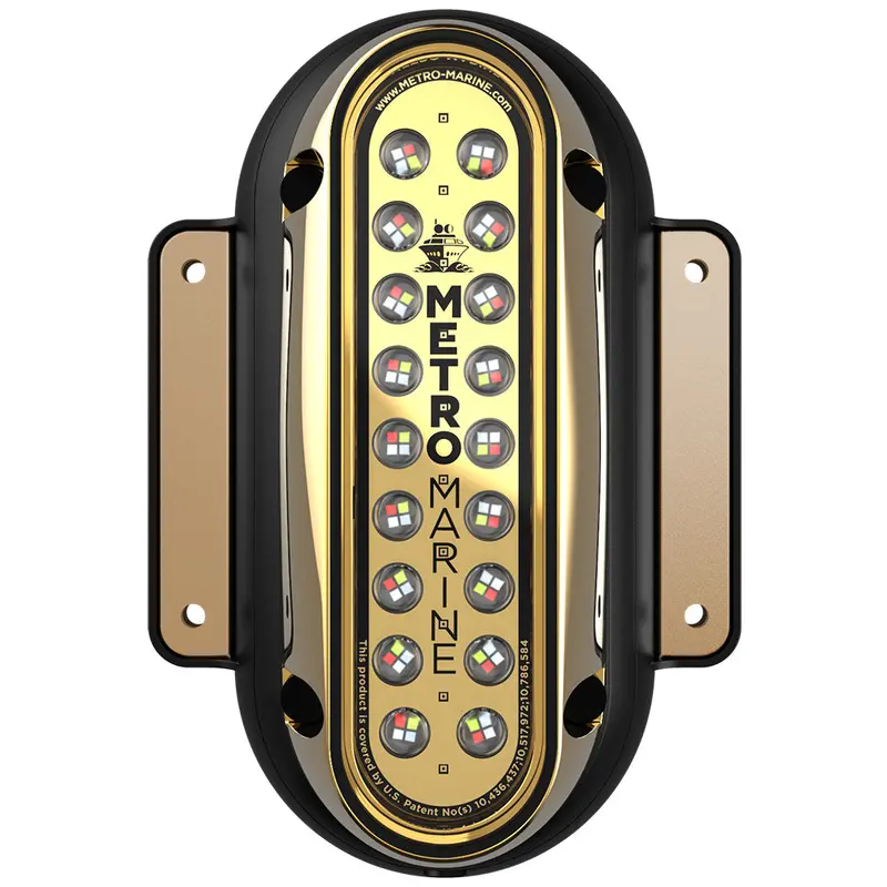 Metro Marine High-Output Vertical Surface Mount Light W/Intelligent Full Spectrum Leds - Rgbw, 90 Beam [F-Sme1-V-Fs-90] 1