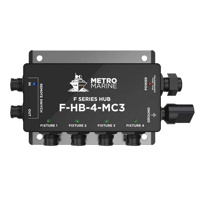 Metro Marine Single Color Hub - 4 Outputs [F-Hb-4-Mc3] 1