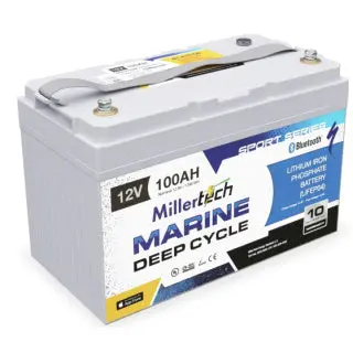 Millertech Lithium 12V 100Ah Group 31 Deep Cycle Battery 1