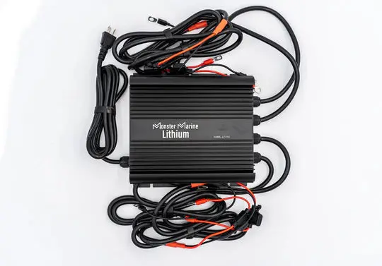 Monster Marine 4 Bank 12V Lithium Waterproof Battery Charger 1