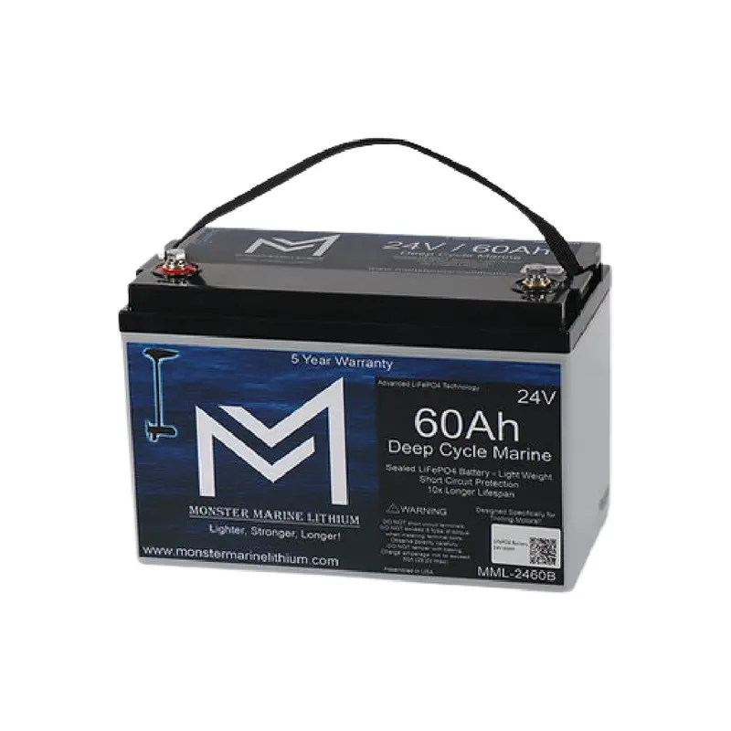 Monster Marine Lithium 24V 60Ah Deep Cycle Battery 1