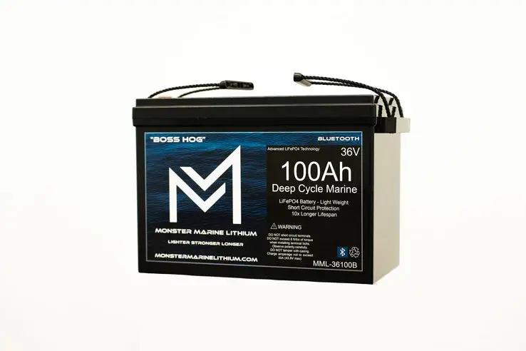 Monster Marine Lithium 36V 100Ah Deep Cycle Battery 2