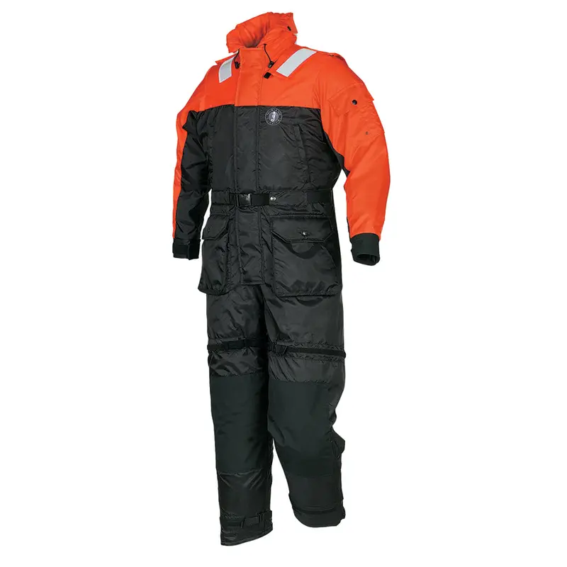 Mustang Deluxe Anti-Exposure Coverall  Work Suit - Orange/Black - Large [Ms2175-33-L-206] 1
