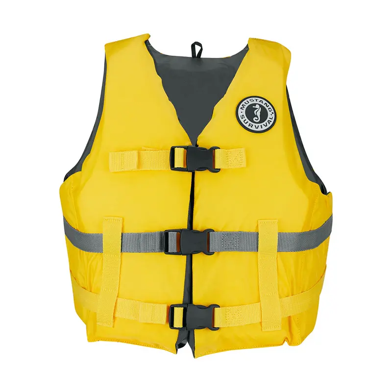 Mustang Livery Foam Vest - Xl/Xxl - Yellow [Mv7010-25-Xl/Xxl] 1