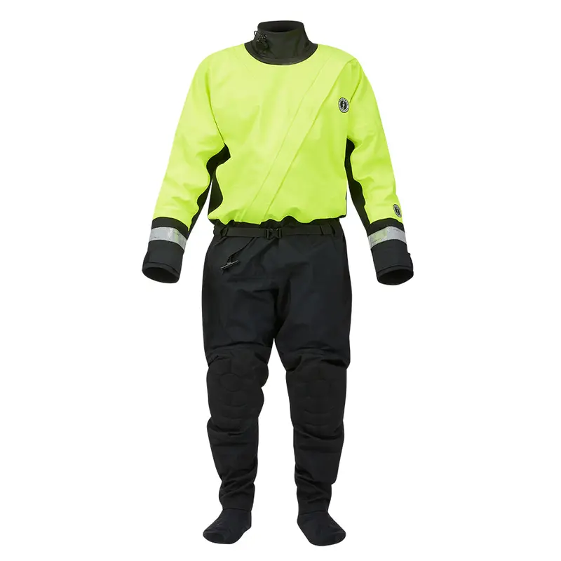 Mustang Msd576 Water Rescue Dry Suit - Fluorescent Yellow Green-Black - Large [Msd57602-251-L-101] 1
