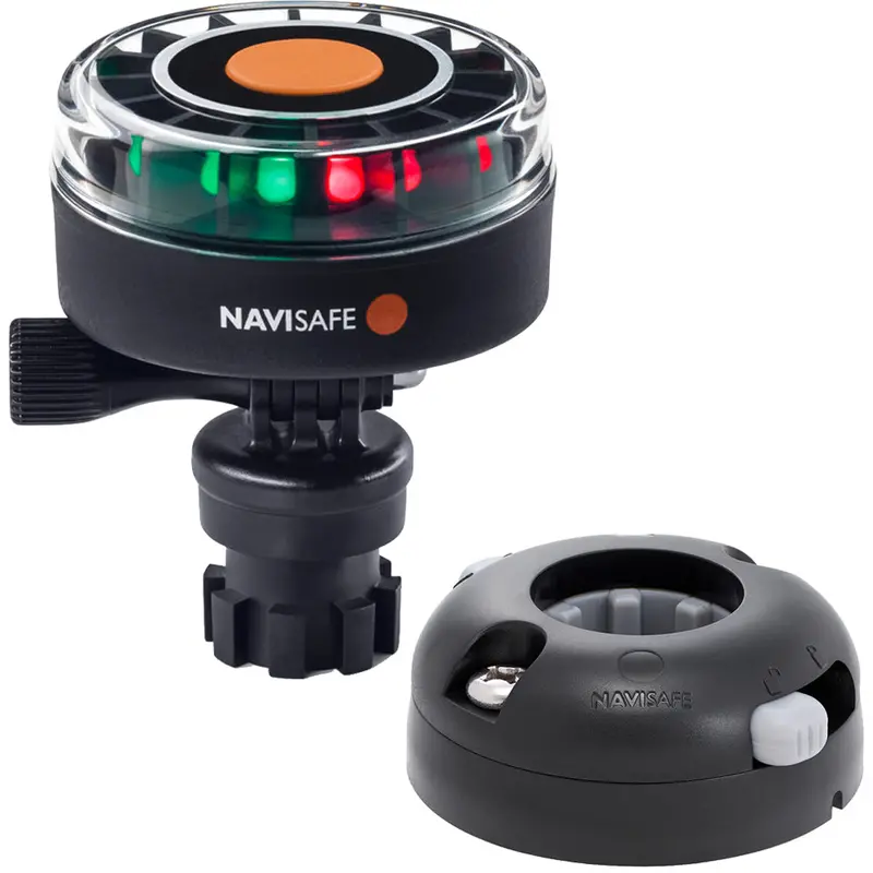 Navisafe Navilight 2Nm Tricolor W/Navimount Base  Horizontal Mount - Black [340Kit7] 1