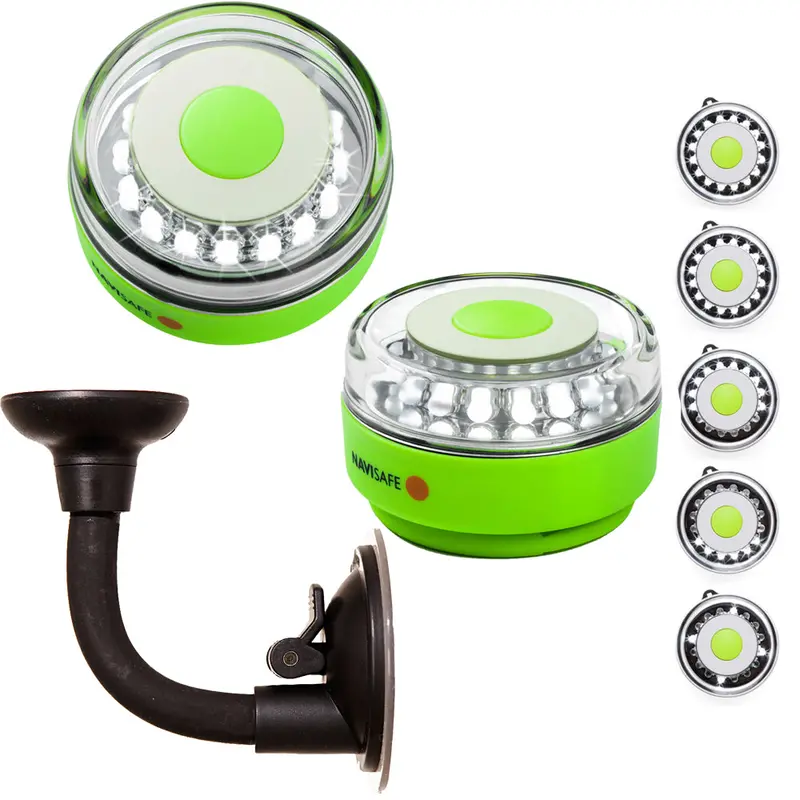Navisafe Portable Navilight 360 2Nm Rescue - Glow In The Dark - Green W/Bendable Suction Cup Mount [010Kit2] 1