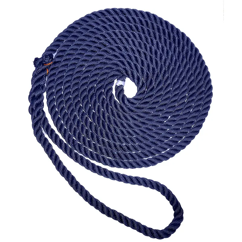 New England Ropes 1/2" Premium 3-Strand Dock Line - Navy Blue - 15 [C6053-16-00015] 1