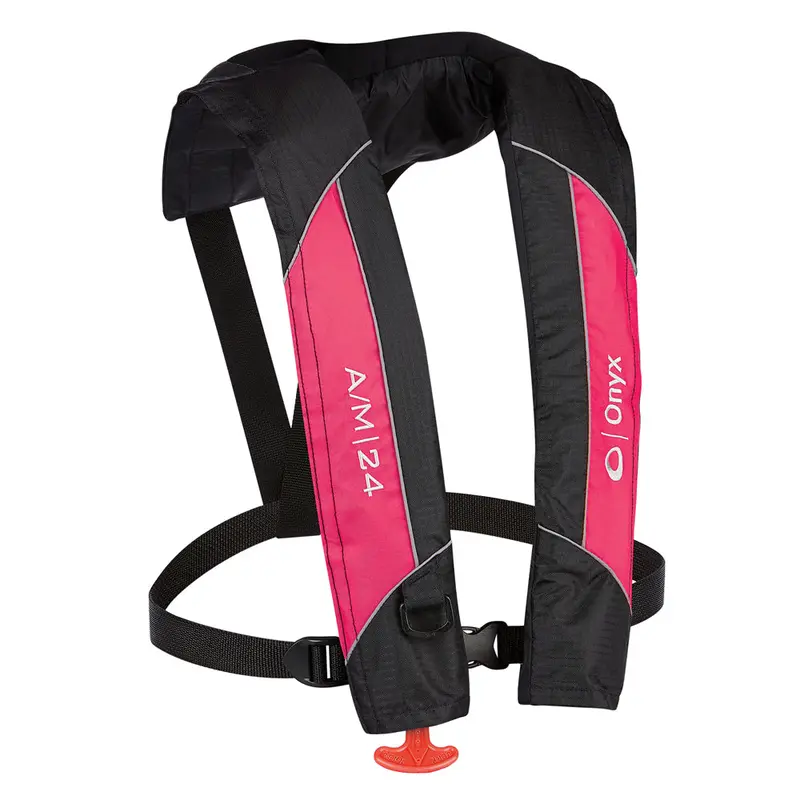 Onyx A/M-24 Automatic/Manual Inflatable Pfd Life Jacket - Pink [132000-105-004-14] 1
