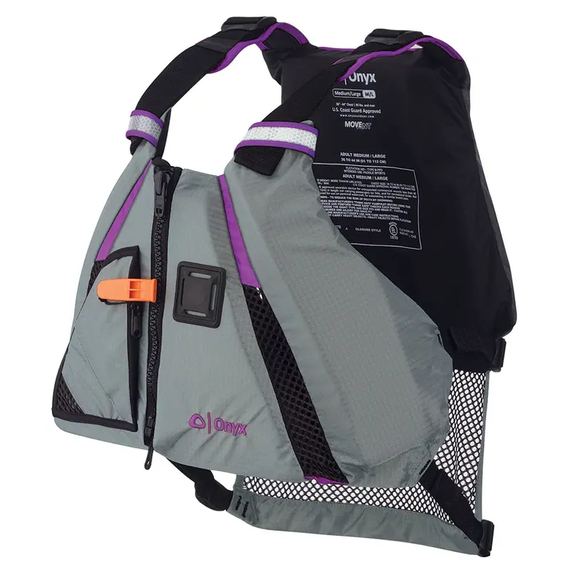 Onyx Movevent Dynamic Paddle Sports Vest - Purple/Grey - M/L [122200-600-040-18] 1