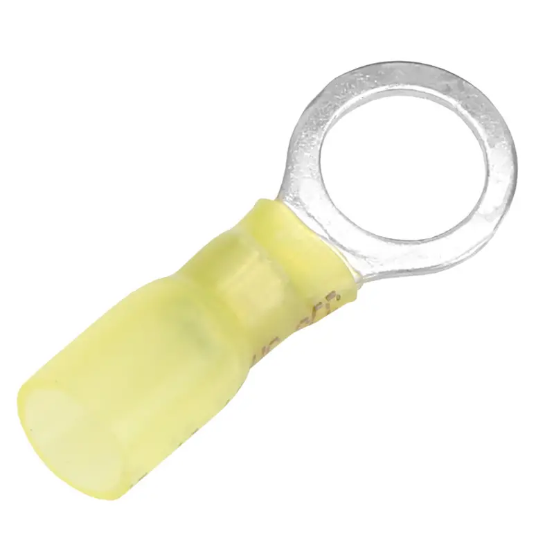 Pacer 12-10 Awg Heat Shrink Ring Terminal - 3/8" Stud Size - 25 Pack [Te10-38R-25] 1
