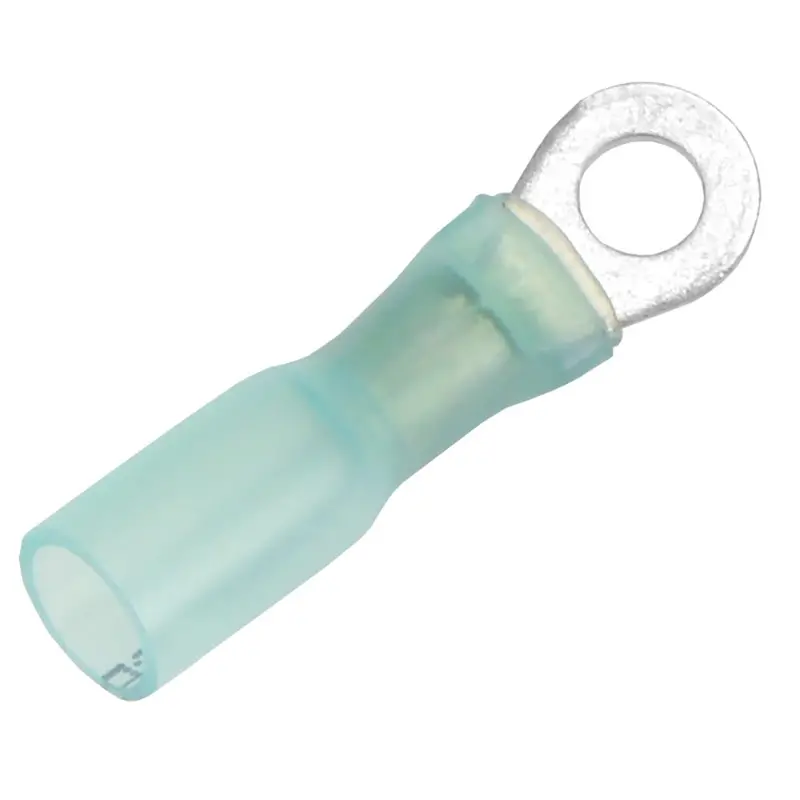 Pacer 16-14 Awg Heat Shrink Ring Terminal - #8 Stud Size - 25 Pack [Te14-8R-25] 1