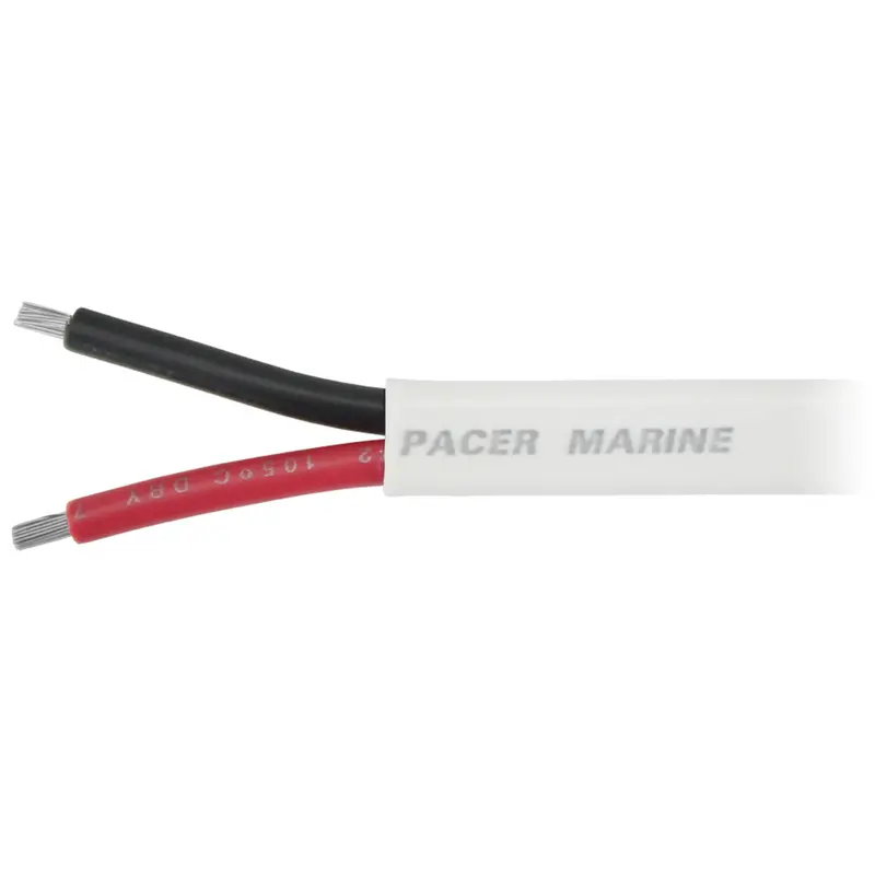 Pacer 16/2 Awg Duplex Cable - Flat Cable - Red/Black - 250' [W16/2Dc-250] 1