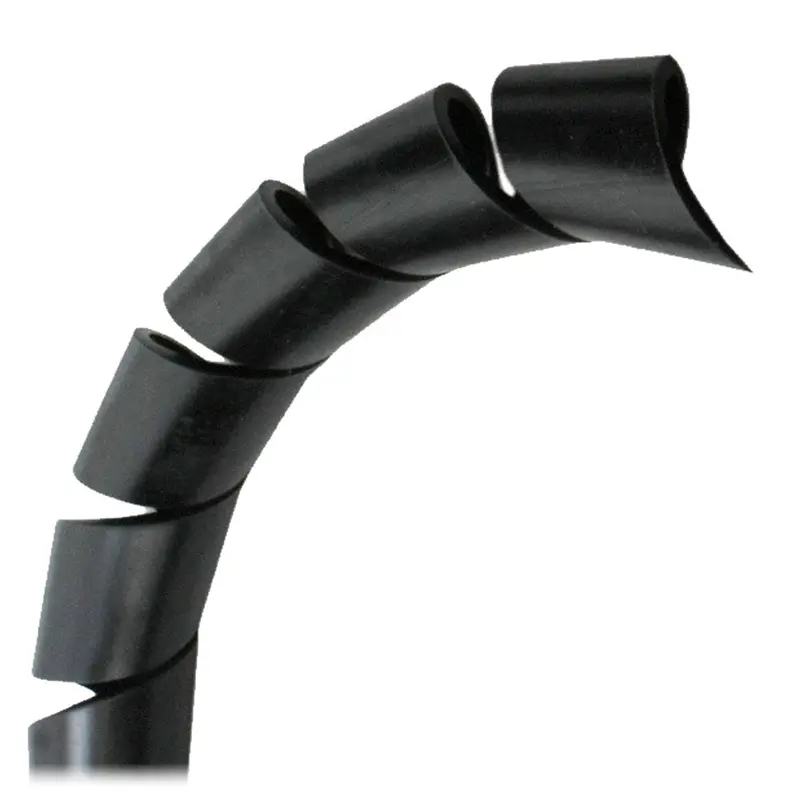 Pacer 3/8" Spiral Wrap - Black - 100' Roll [Bsw3/8Bk-100] 1
