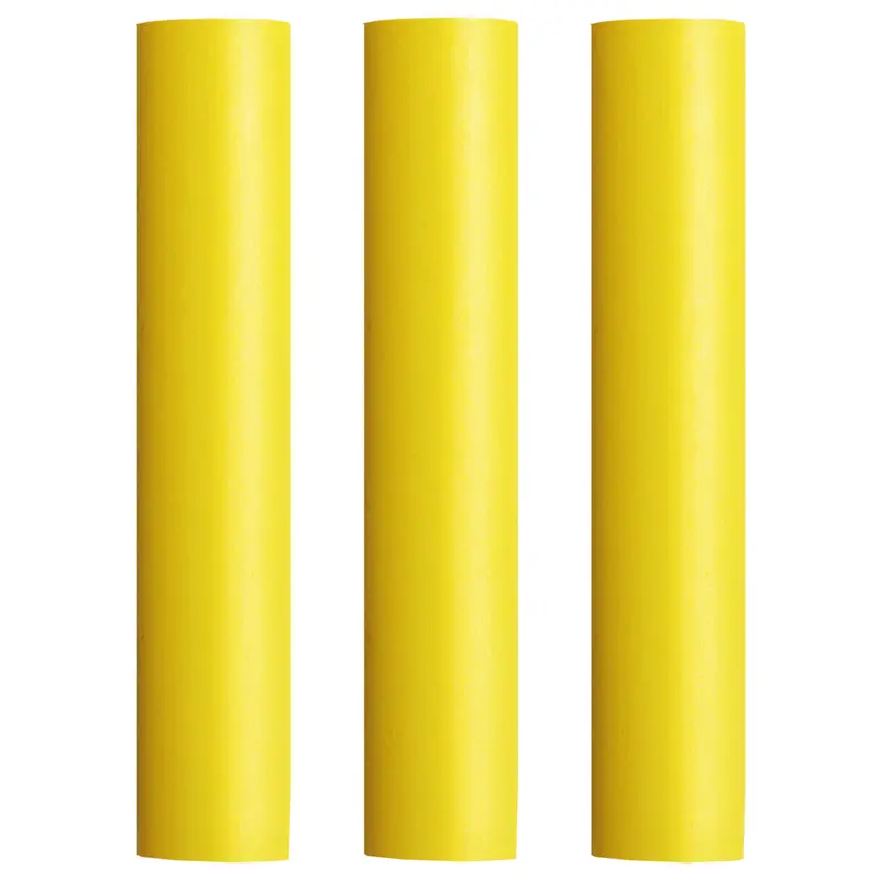 Pacer Battery Cable Heat Shrink Tubing - 1" X 12" - Yellow (3-Pieces) [Behs1-12Yl-3] 1