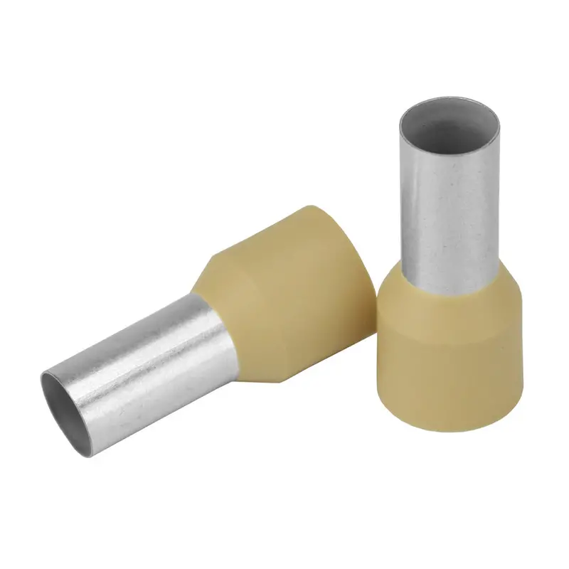 Pacer Beige 2 Awg Wire Ferrule - 16Mm Length - 10 Pack [Tfrl2-16Mm-10] 1