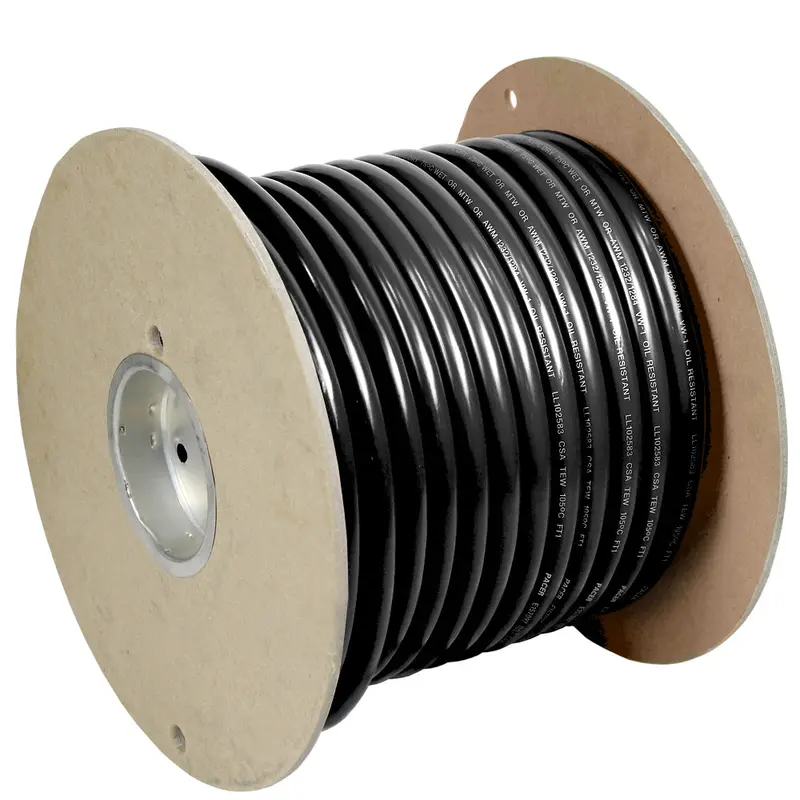 Pacer Black 1/0 Awg Battery Cable - 100  [Wul1/0Bk-100] 1