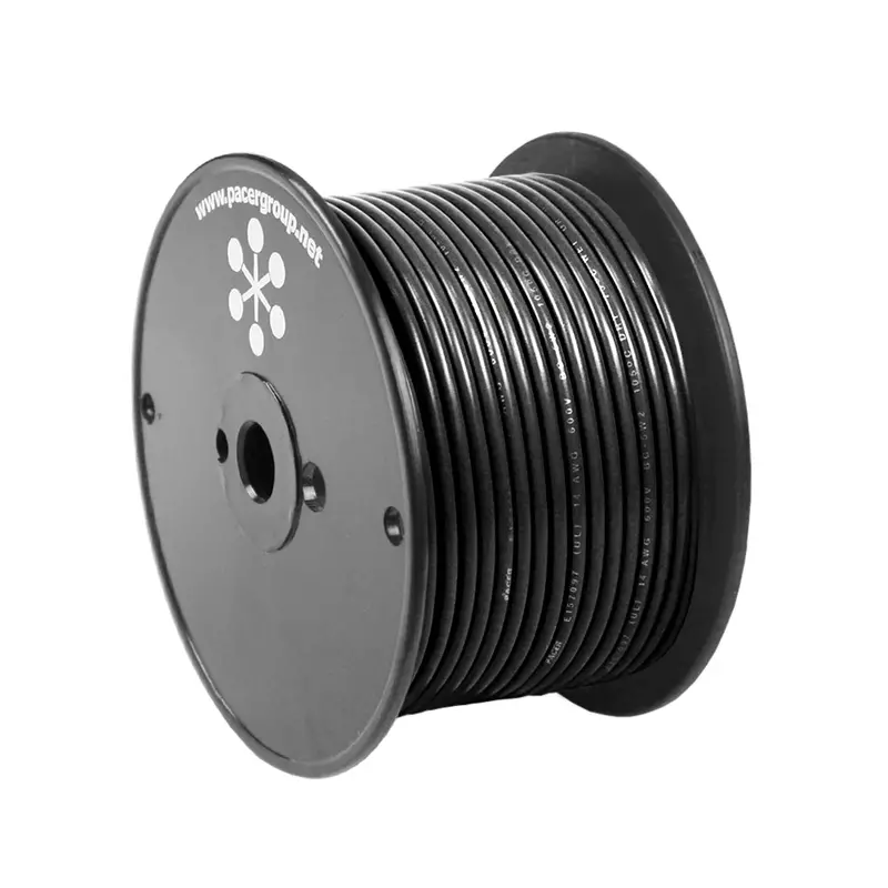 Pacer Black 14 Awg Primary Wire - 100  [Wul14bk-100] 1