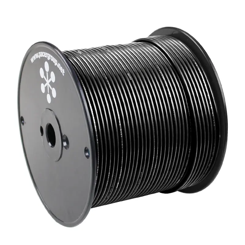 Pacer Black 18 Awg Primary Wire - 500  [Wul18bk-500] 1
