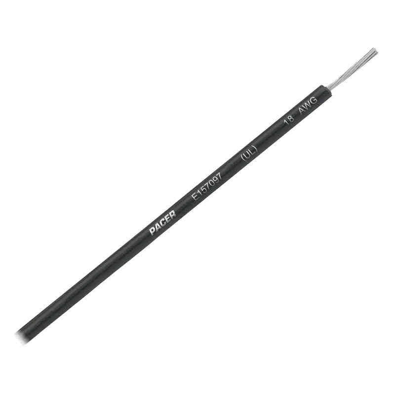Pacer Black 18 Awg Ul Marine Wire - 35' [Wul18bk-35] 1