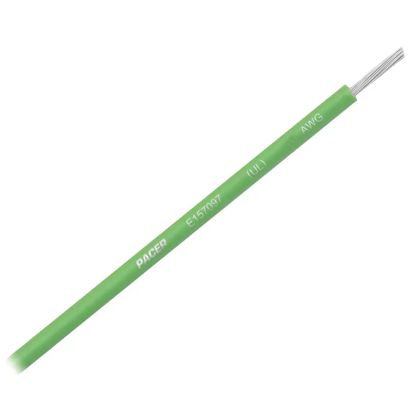 Pacer Light Green 14 Awg Primary Wire - 25 [Wul14lg-25] 1