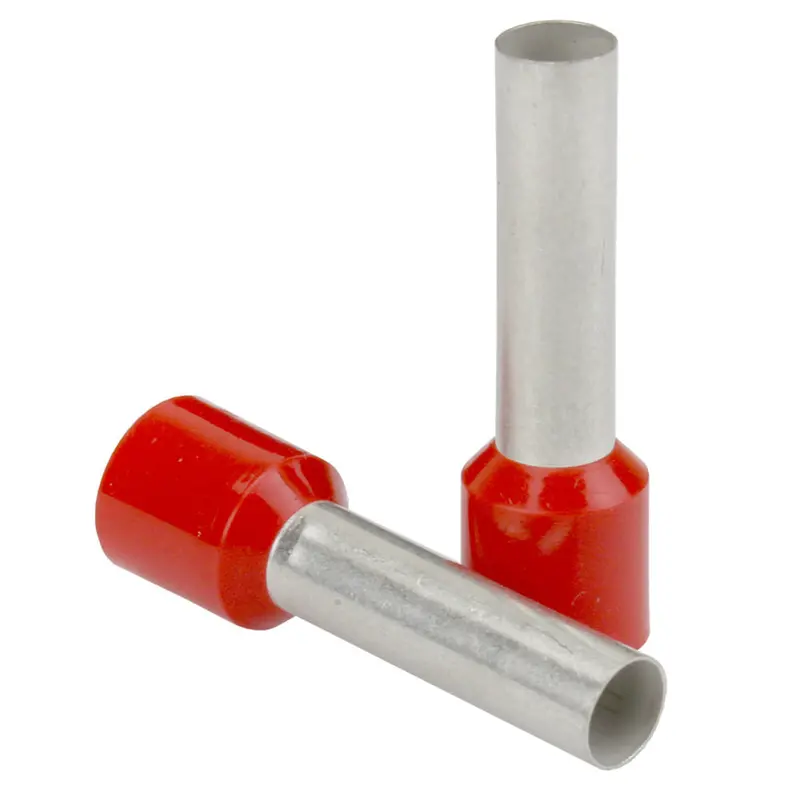 Pacer Red 16 Awg Wire Ferrule - 8Mm Length - 25 Pack [Tfrl16-8Mm-25] 1