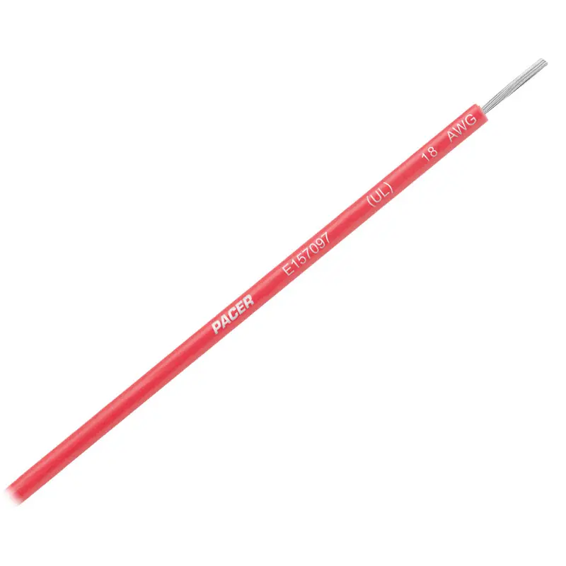 Pacer Red 18 Awg Ul Marine Wire - 35' [Wul18rd-35] 1