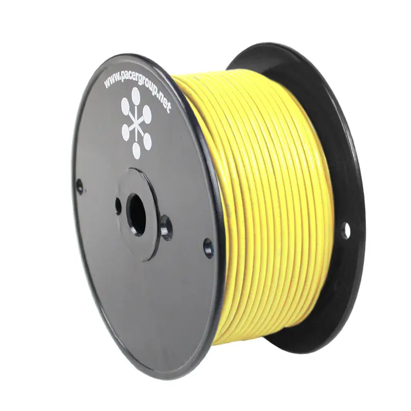 Pacer Yellow 18 Awg Primary Wire - 250  [Wul18yl-250] 1