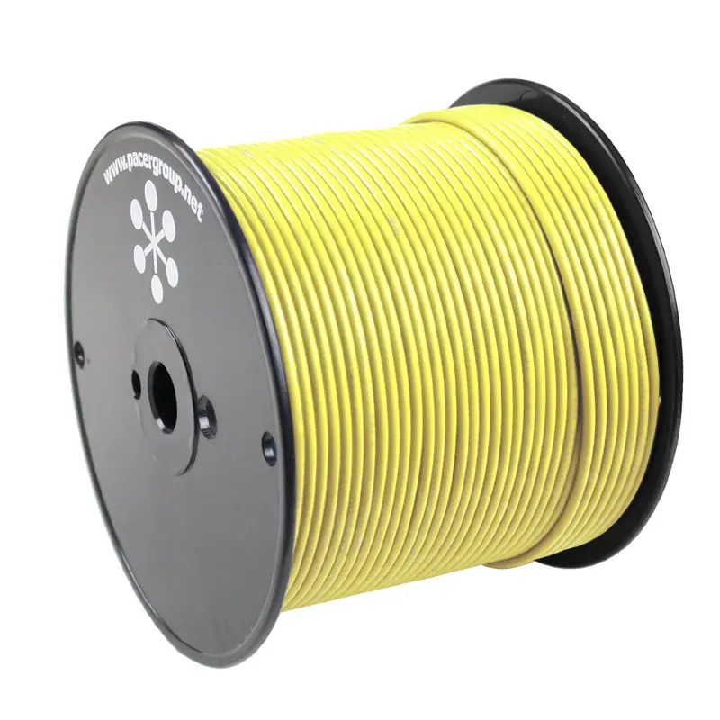 Pacer Yellow 18 Awg Primary Wire - 500  [Wul18yl-500] 1