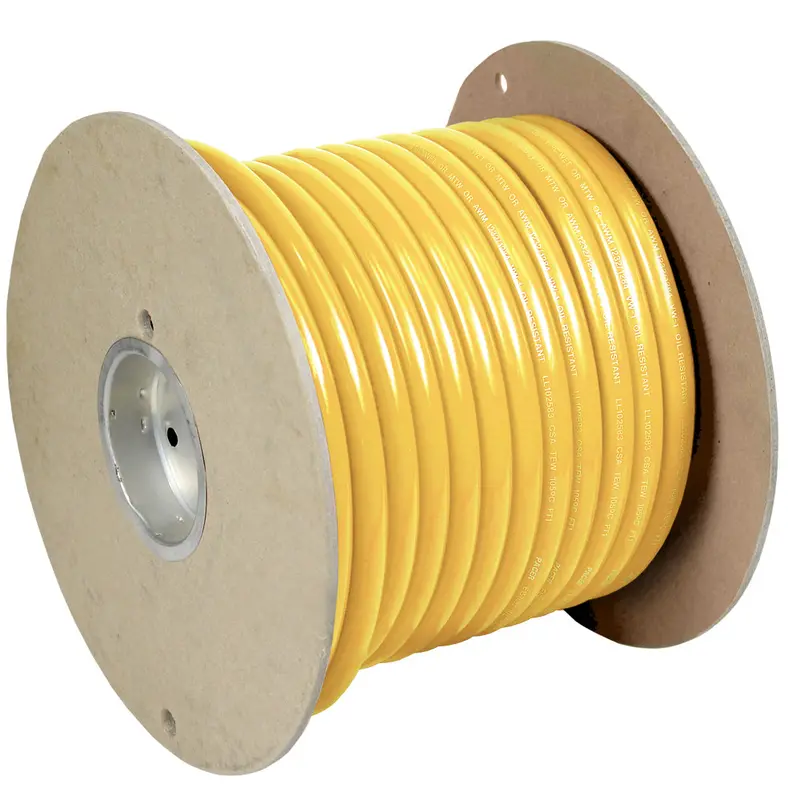 Pacer Yellow 2/0 Awg Battery Cable - 100 [Wul2/0Yl-100] 1