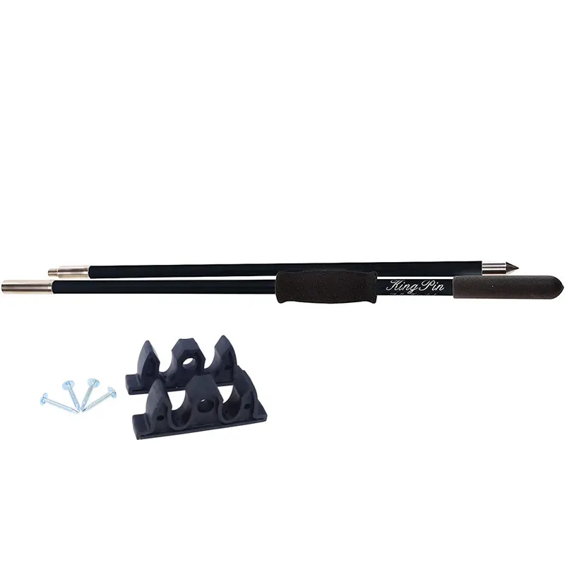 Panther 8 King Pin Anchor Pole - 2-Piece - Black [Kpp802b] 1