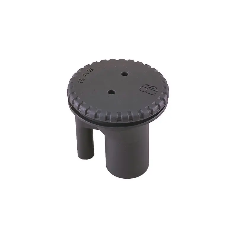 Perko 0543 Vented Fill F/1-1/2" Hose - Straight Neck - Gas - Black [0543Dpgblk] 1