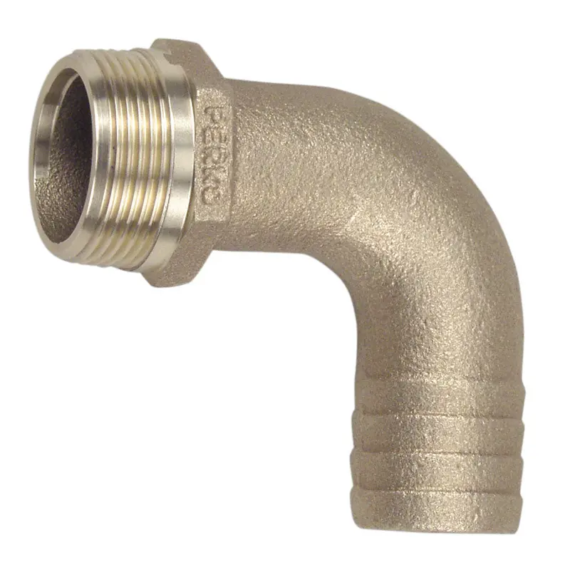 Perko 1-1/2" Pipe To Hose Adapter 90 Degree Bronze Made In The Usa [0063Dp8plb] 1