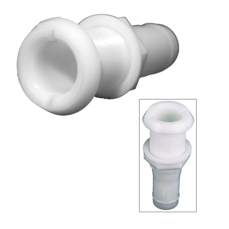 Perko 1-1/8" Thru-Hull Fitting F/Hose Narrow Flange - Plastic [0301Dp6a] 1