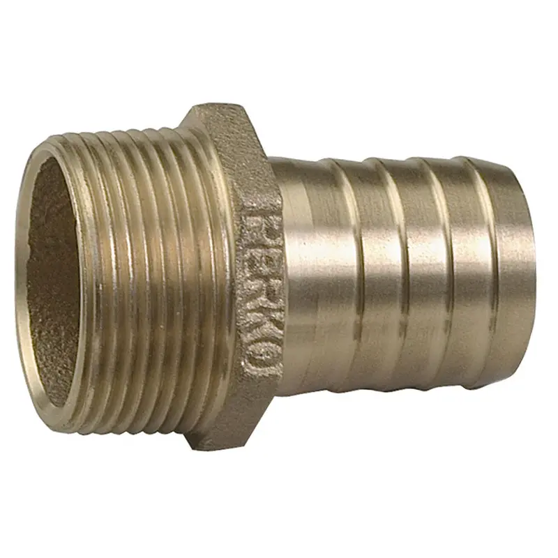 Perko 3/4" Pipe To Hose Adapter Straight Bronze Made In The Usa [0076Dp5plb] 1