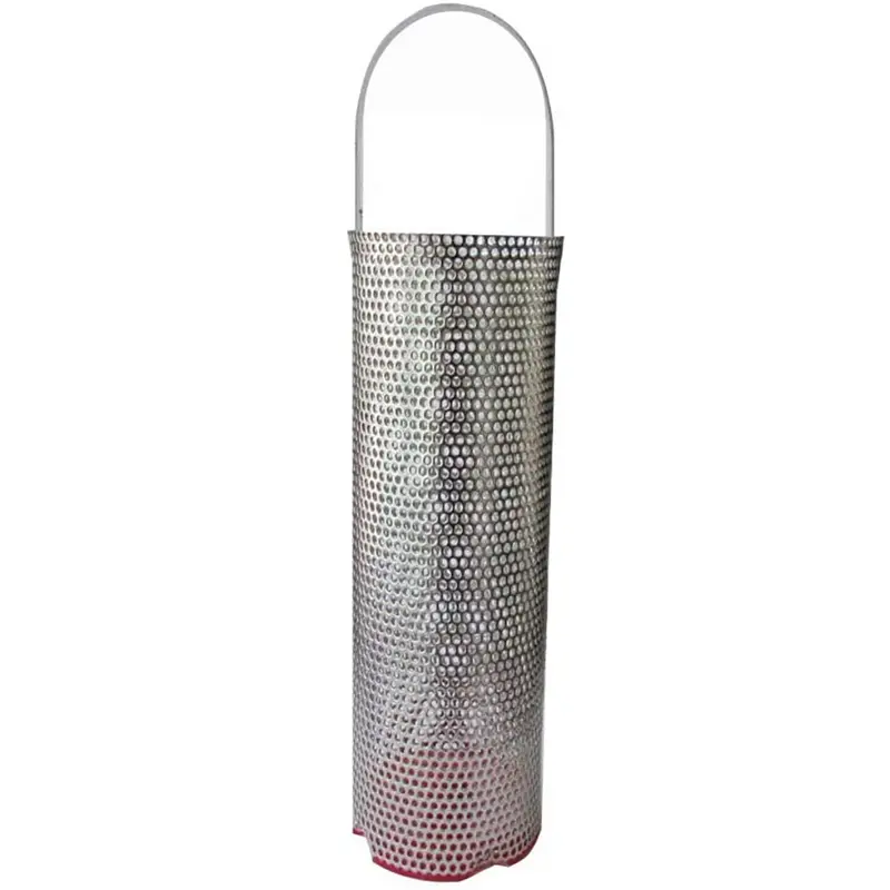 Perko 304 Stainless Steel Strainer Basket Only Size 10 F/2-1/2" Strainer [049301099D] 1